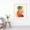 Autumn Sunset by Ishita Banerjee Wood Framed Wall Art Print 33 in. W x 41 in. H